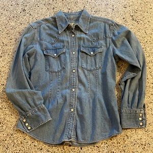Replay vintage western denim women shirt